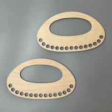 Plywood handles, 18×10.5 cm, model 909