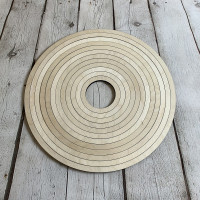 Flat plywood rings