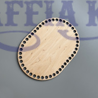 Oval plywood bottoms of different sizes