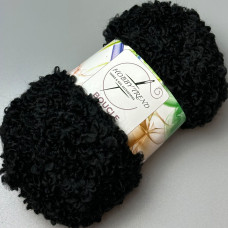 Black Hobby Trend Boucle yarn, 100 g