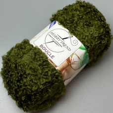 Khaki Hobby Trend Boucle yarn, 100 g