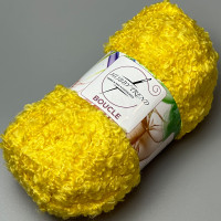 Yellow Boucle yarn, 100 g