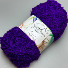 Фиолетовая буклированная пряжа Hobby Trend Boucle, 100 г