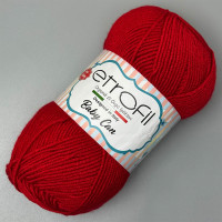 Etrofil Baby Can Yarn — Color Red