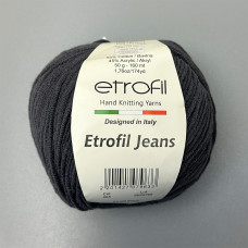 Пряжа Etrofil Jeans — цвет темно-серый