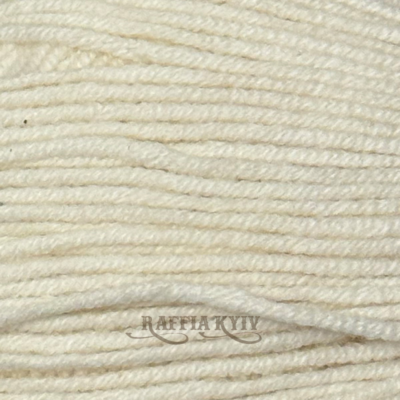 Пряжа Etrofil Jeans для вязания — цвет молочный