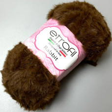 Brown fur yarn Rabbit, 100 g