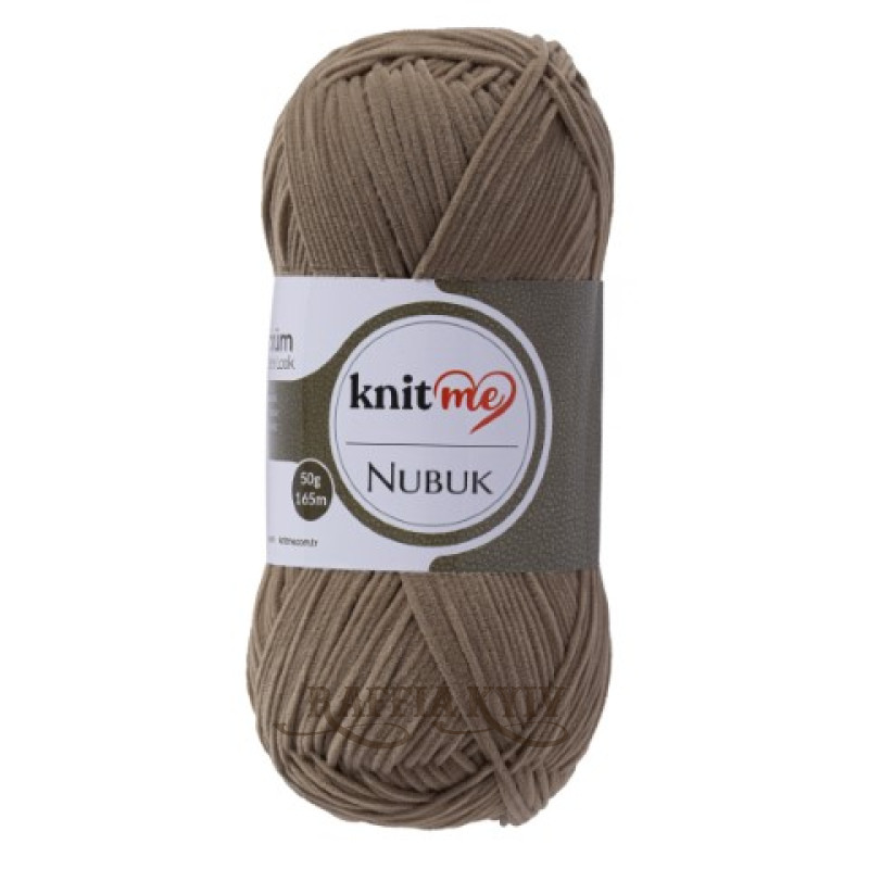 Бежева пряжа Nubuk, 50 г