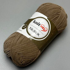 Бежевая пряжа KnitMe Nubuk, 50 г