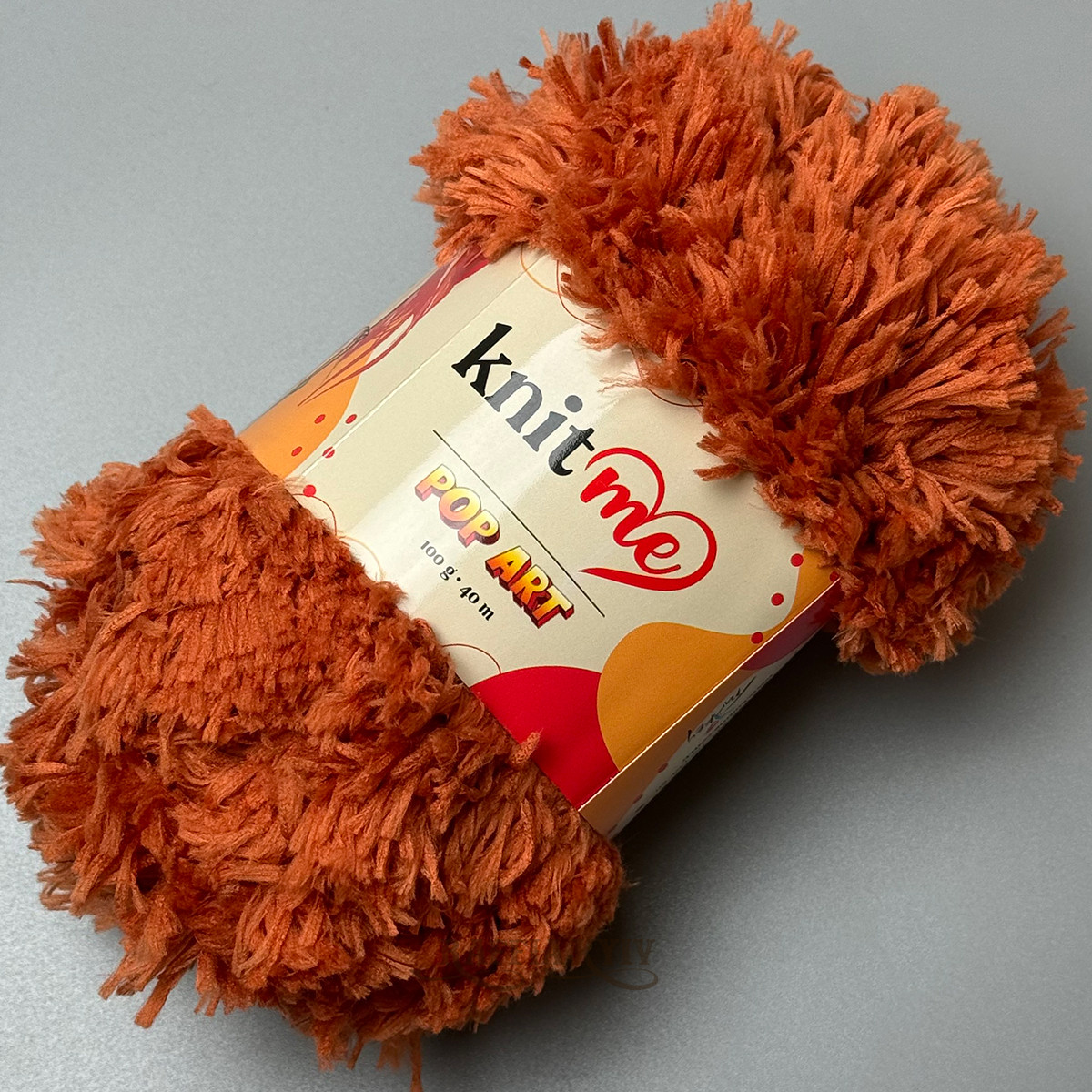 Copper fur yarn KnitMe Pop Art – soft and voluminous | RAFFIA·UA