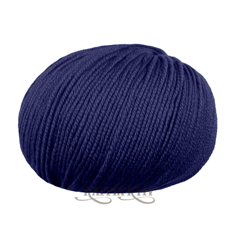 Пряжа Lana Gatto Baby Soft 08440 (Bluette) — темно-синяя, 100% меринос
