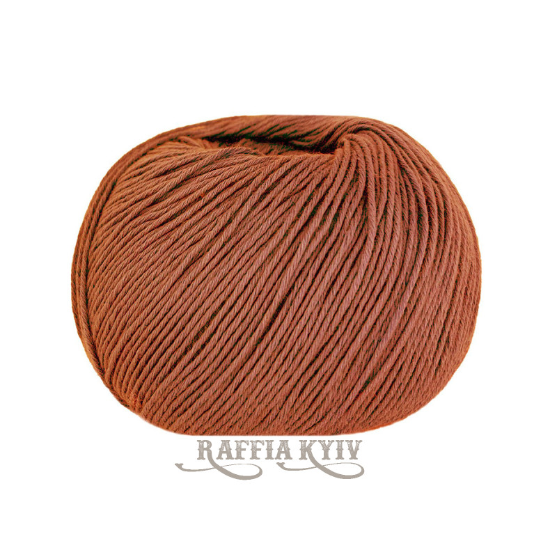 Пряжа Lana Gatto Cashcot 31277 (Mattone) — кирпичный, хлопок с кашемиром