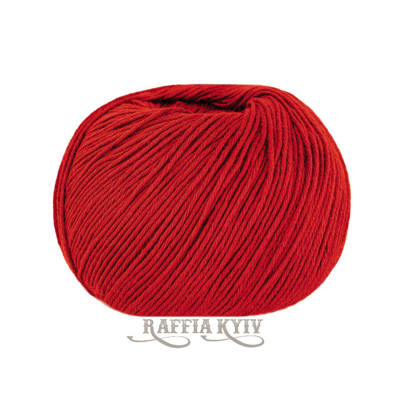 Пряжа Lana Gatto Cashcot 31284 (Rosso) — красный, хлопок с кашемиром
