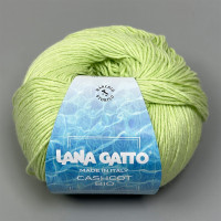 Пряжа Lana Gatto Cashcot, зеленый чай