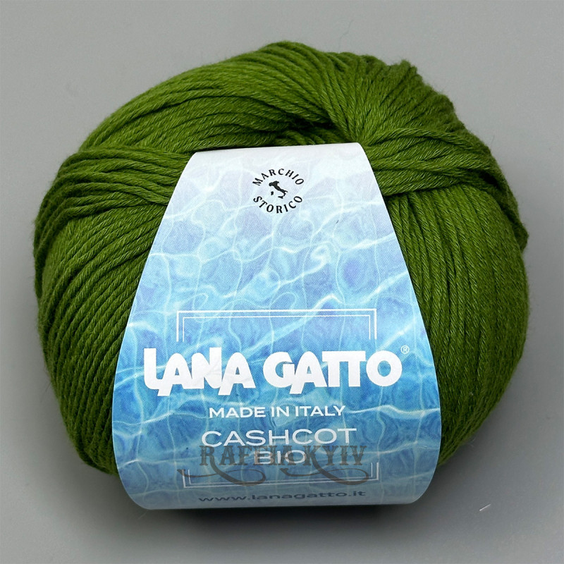 Lana Gatto Cashcot yarn, 31287 (Verde)