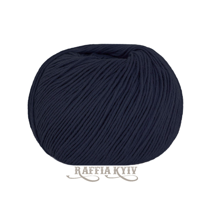 Пряжа Lana Gatto Cashcot 31290 (Blu Marino) — военно-морская синяя, хлопок с кашемиром