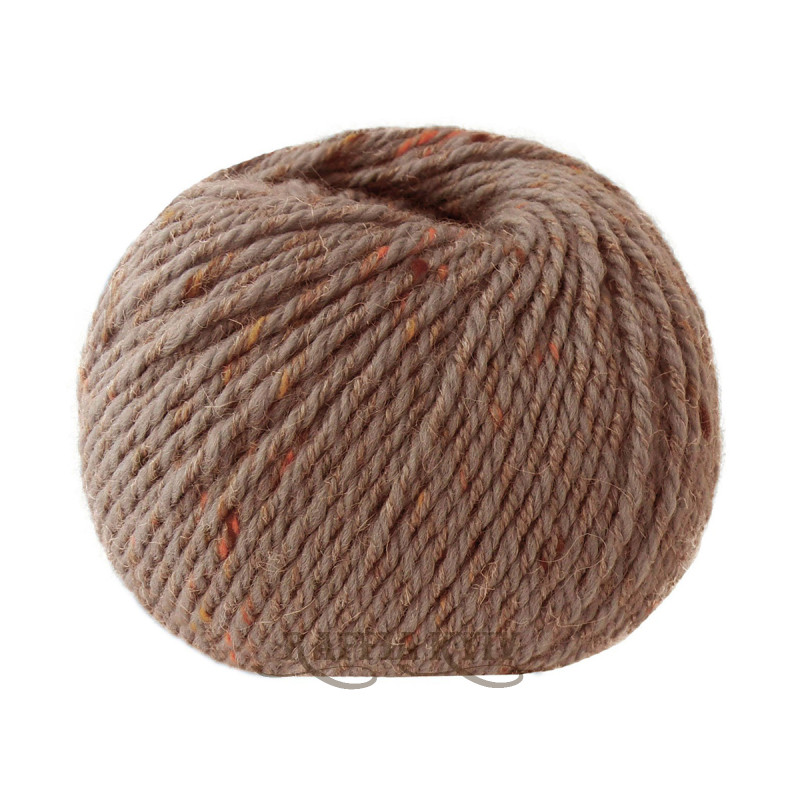 Lana Gatto Everest yarn 06962 (Castoro Melange) — Beaver melange, 95% Tweed Virgin Wool, 5% Viscose