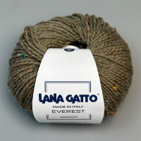 Пряжа Lana Gatto Everest, темно-бежева, 50 г