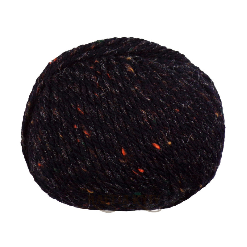 Lana Gatto Everest yarn 10214 (Marino / Roma) — Navy, 95% Tweed Virgin Wool, 5% Viscose