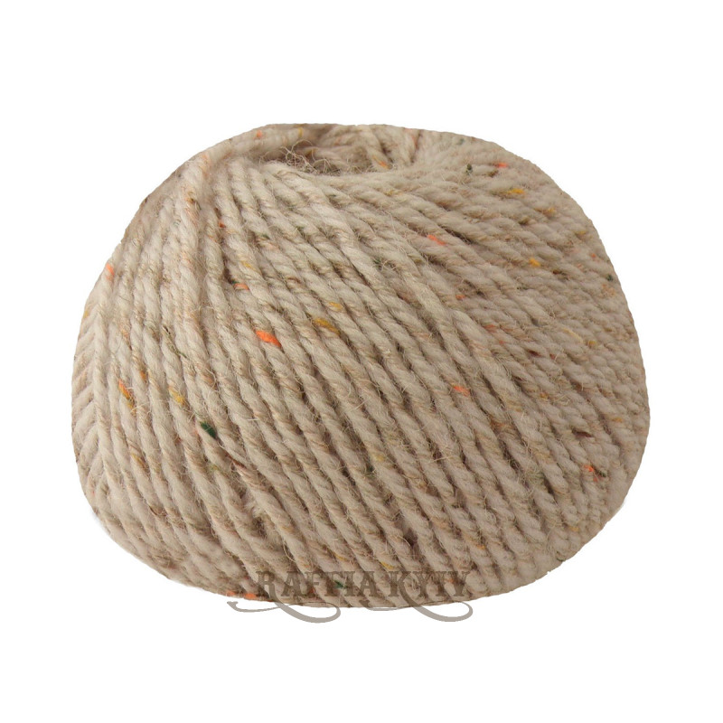 Lana Gatto Everest yarn 30476 (Corda) — Kraft, 95% Tweed Virgin Wool, 5% Viscose