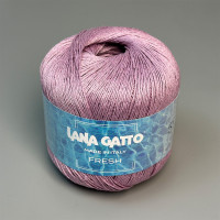 Пряжа Lana Gatto Fresh, розовая