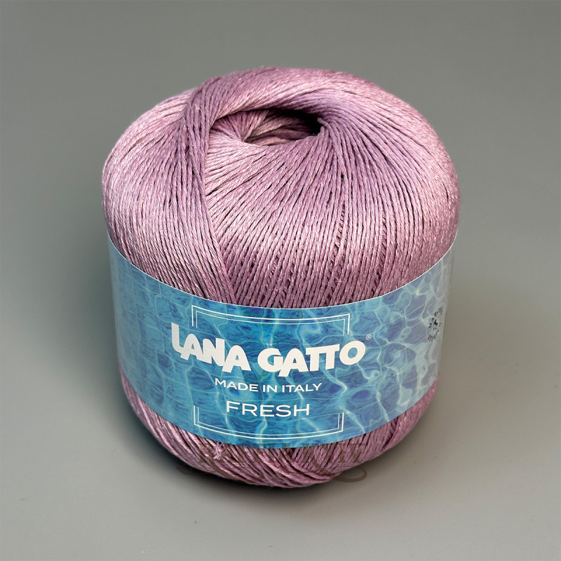 Lana Gatto Fresh summer yarn 08711 (Lilia) — Lilac, 100% linen