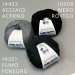 Пряжа Lana Gatto Merinocot 10008 (Nero/Rovigo) — черная, меринос с хлопком