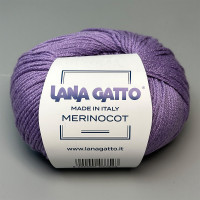 Пряжа Lana Gatto Merinocot 13765 (Lilla/Lenno)