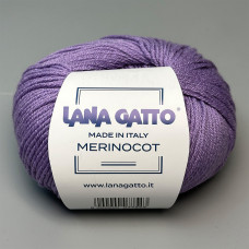Пряжа Lana Gatto Merinocot 13765 (Lilla/Lenno)