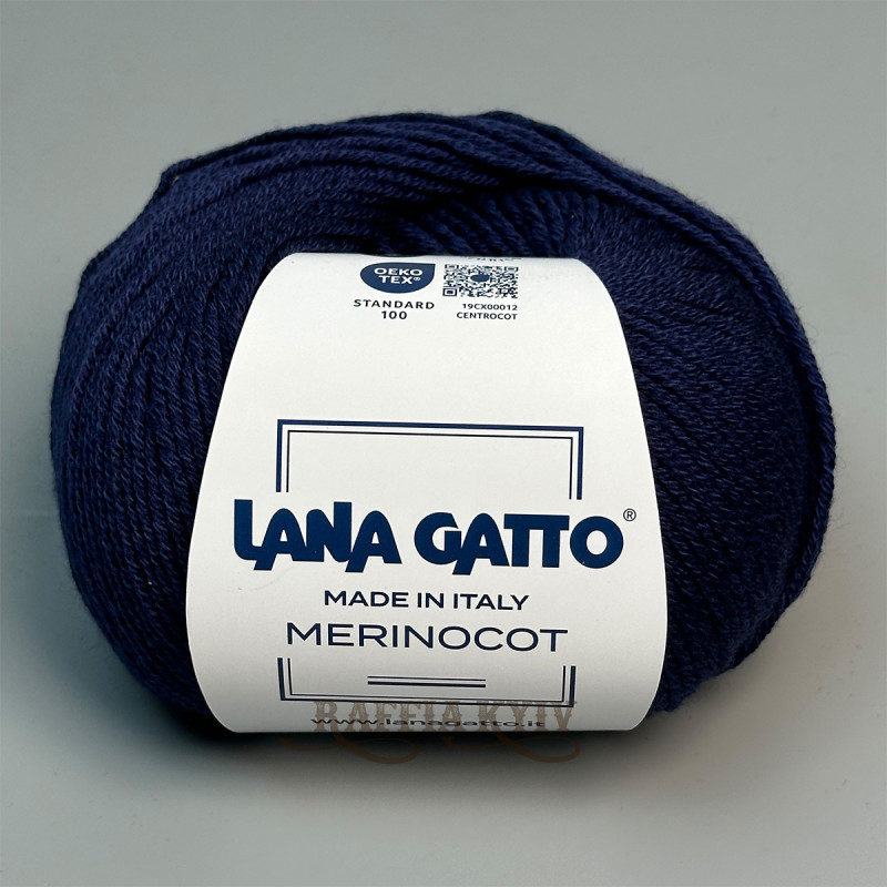 Пряжа Lana Gatto Merinocot 13856 (Avio/Apice)