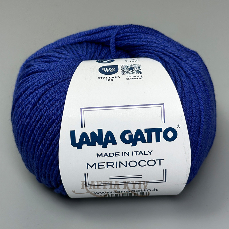 Пряжа Lana Gatto Merinocot 13994 (Bluette/Batta)