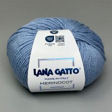Lana Gatto Merinocot yarn 14342 (Ghiaccio/Gavard)