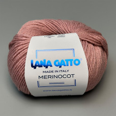Lana Gatto Merinocot yarn 14393 (Rosa Carne/Rolo)