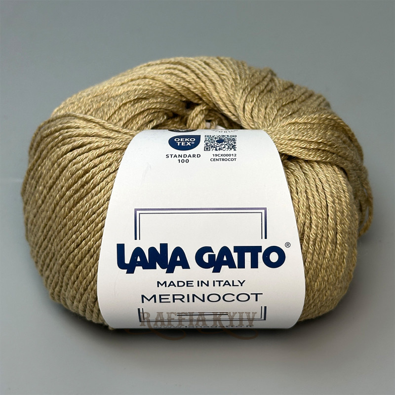 Lana Gatto Merinocot yarn 14522 (Corda/Colfelice) — Rope, Merino with Cotton