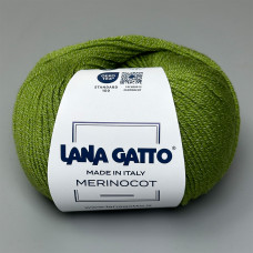 Lana Gatto Merinocot yarn 14529 (Foglia/Forno)