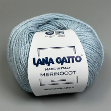 Lana Gatto Merinocot yarn 14534 (Cielo/Cantiano)