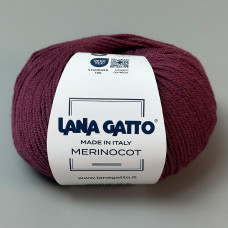 Lana Gatto Merinocot yarn 14594 (Vino/Vezzola)