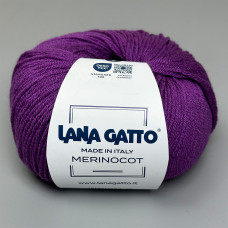 Lana Gatto Merinocot yarn 14677 (Violet/Villamar)