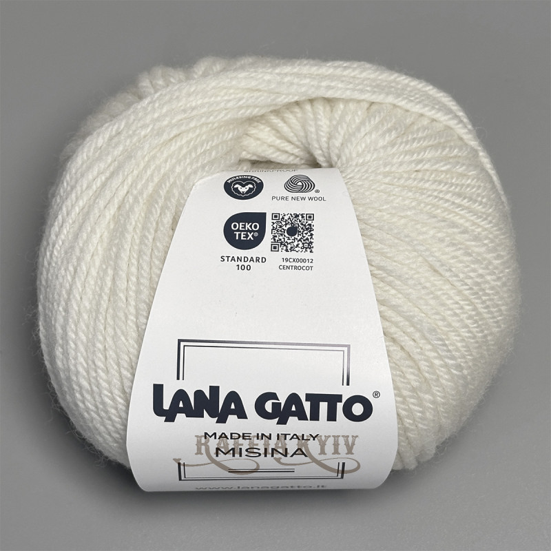 Lana Gatto Misina yarn 00978 (Naturale) — Natural, 100% wool