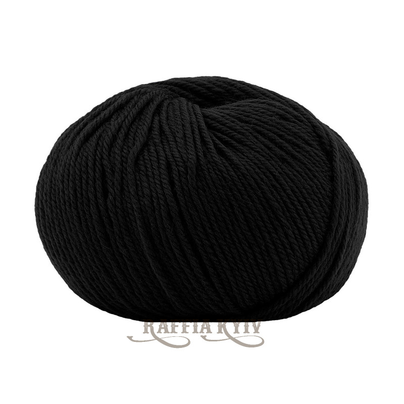 Пряжа Lana Gatto Misina 05000 (Nero)