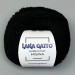 Lana Gatto Misina yarn 05000 (Nero) — Black, 100% wool