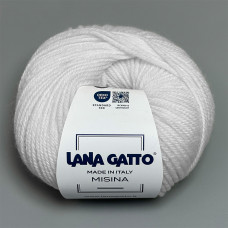 Lana Gatto Misina yarn 08000 (Bianco)