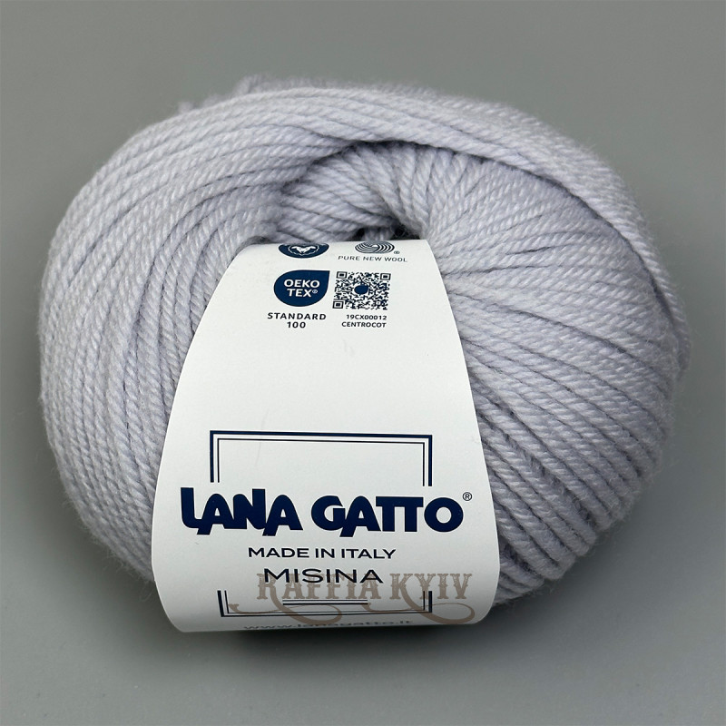Lana Gatto Misina yarn 12504 (Perla / Isola)