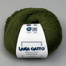 Lana Gatto Misina yarn 12732 (Oliva / Oasi)