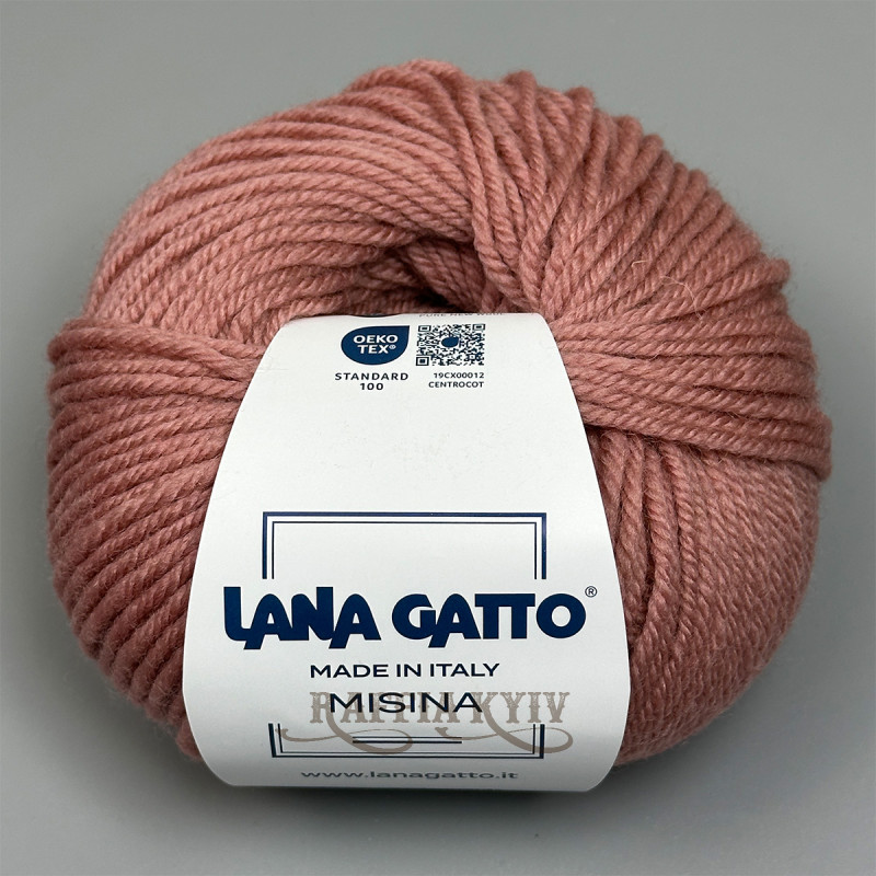 Lana Gatto Misina yarn 14393 (Rosa Carne / Rolo)