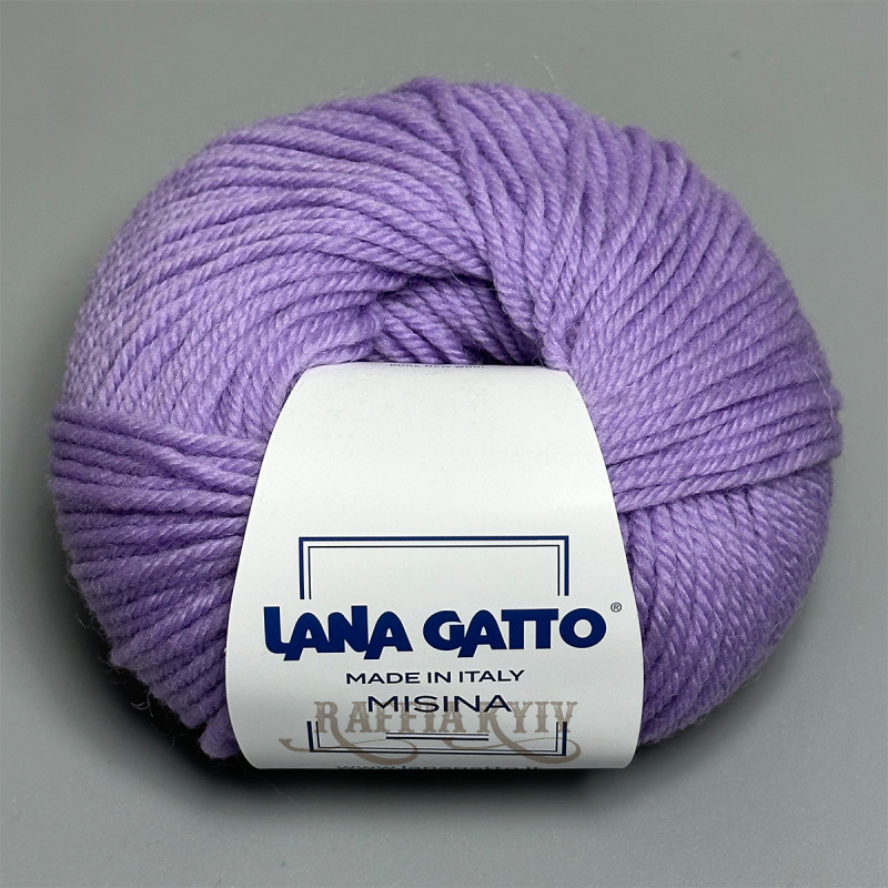 Lana Gatto Misina yarn 14627 (Lilia / Lungro) — Lilia, 100% wool