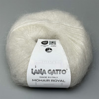 Пряжа Lana Gatto Mohair Royal, натуральная, 25 г