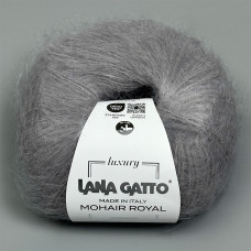 Lana Gatto Mohair Royal yarn 02103 (Grigio)