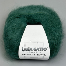 Lana Gatto Mohair Royal yarn 05896 (Verde Smeraldo)