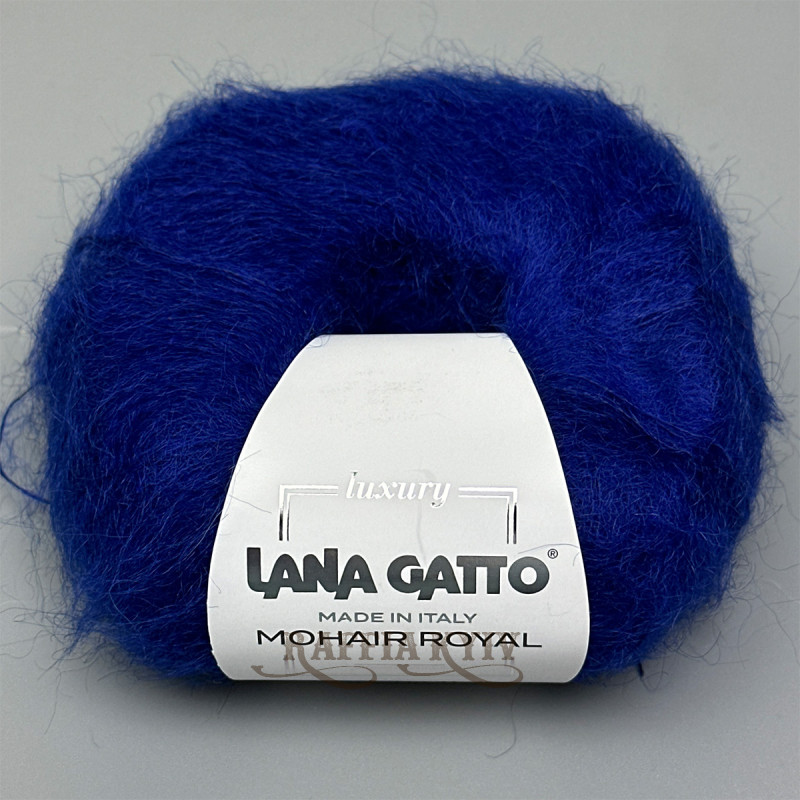 Пряжа Lana Gatto Mohair Royal 08396 (Bluette) — синя, мохер